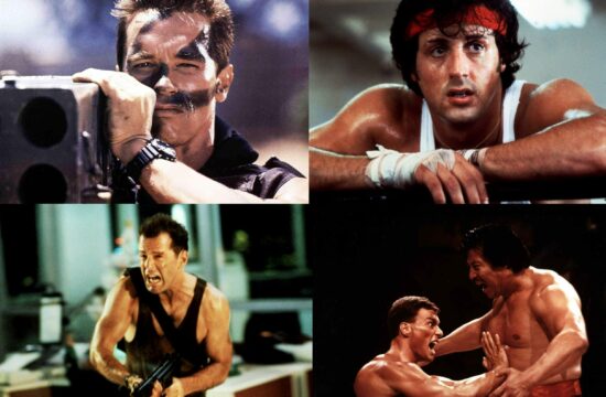 Arnold Schwarzenegger, Sylvester Stallone, Bruce Willis, Jean-Claude Van Damme