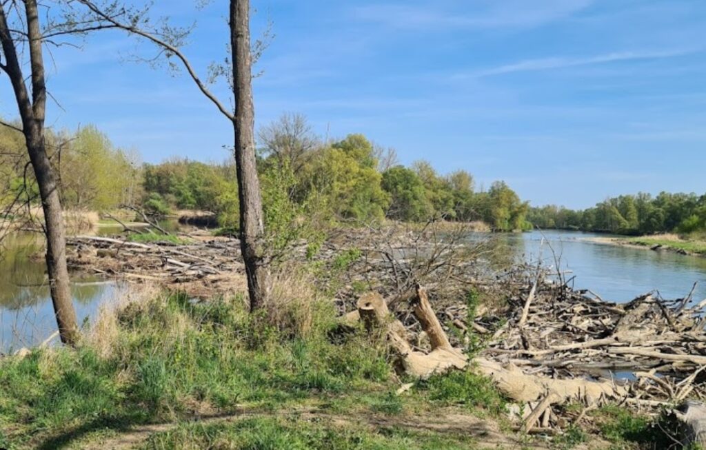 Najvzhodnejša točka sSlovenije, sotočje, Ledava ,Velika Kerka, Prekmurje, Slovenija