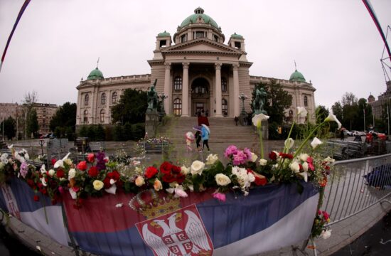 Beograd, protest proti nasilju