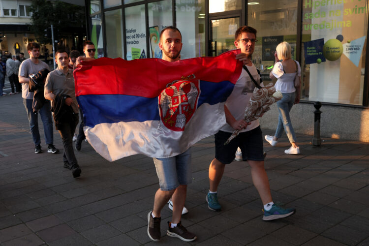 protesti Srbija proti nasilju