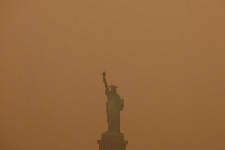 Kip svobode v dimu