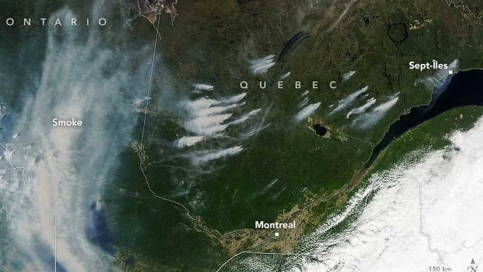 Divji požari v Kanadi