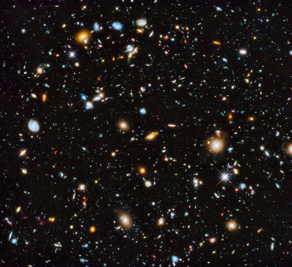 teleskop, Hubble, galaksije, vesolje, ultra globoko