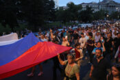 Protest v Srbiji