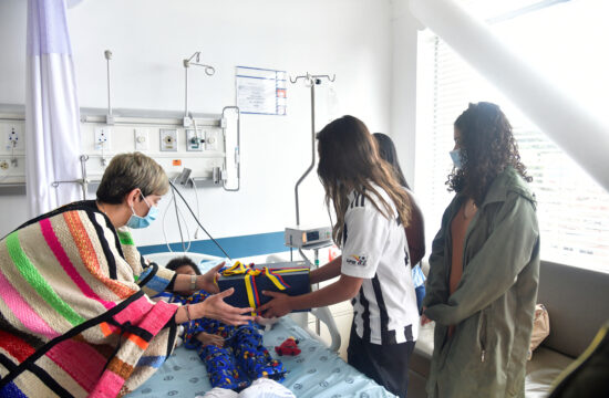 Prva dama Kolumbije v bolnišnici