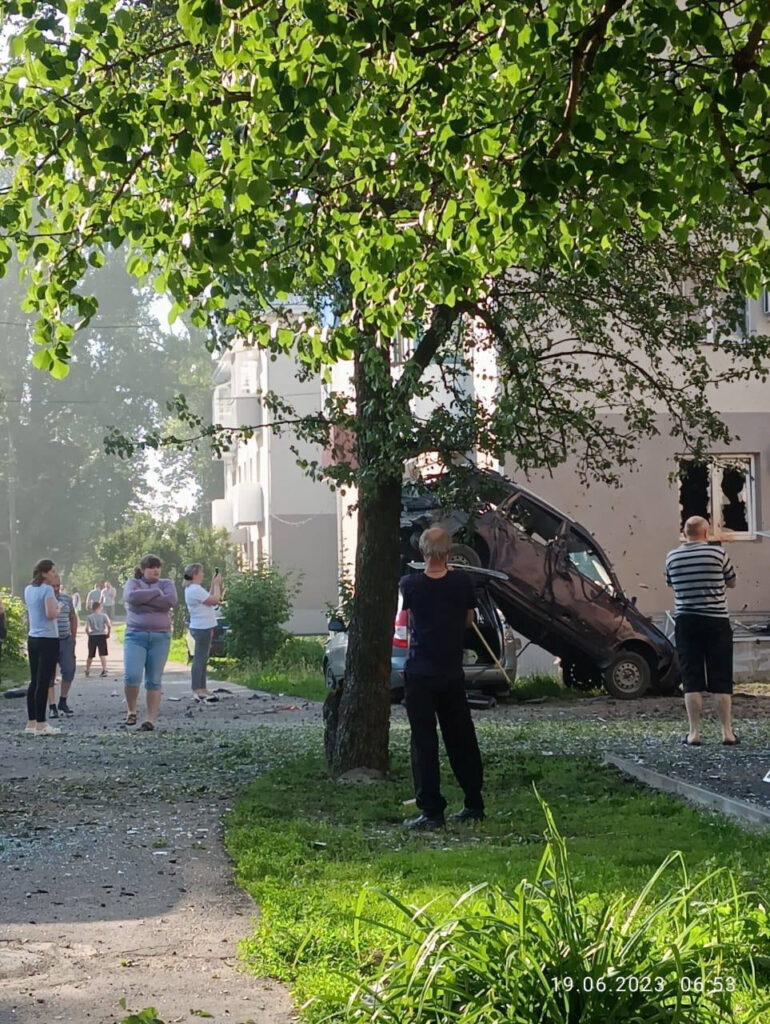 Aftermath of shelling in Russia's Belgorod region