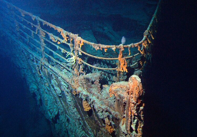 Del potopljene ladje Titanik.