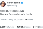 Tvit Sarah Bellum