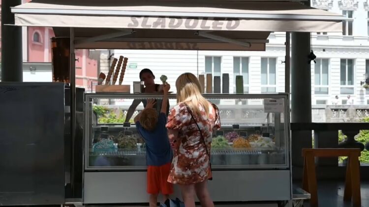 sladoled, Ljubljana, tržnica