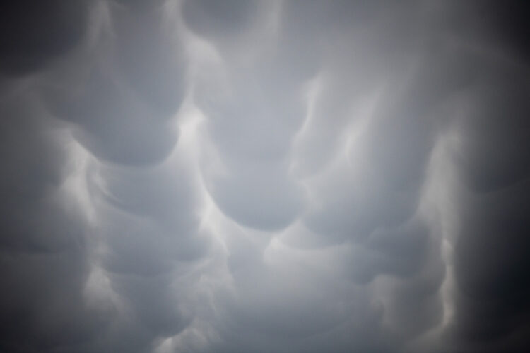 Mammatus oblaki nad Ljubljano