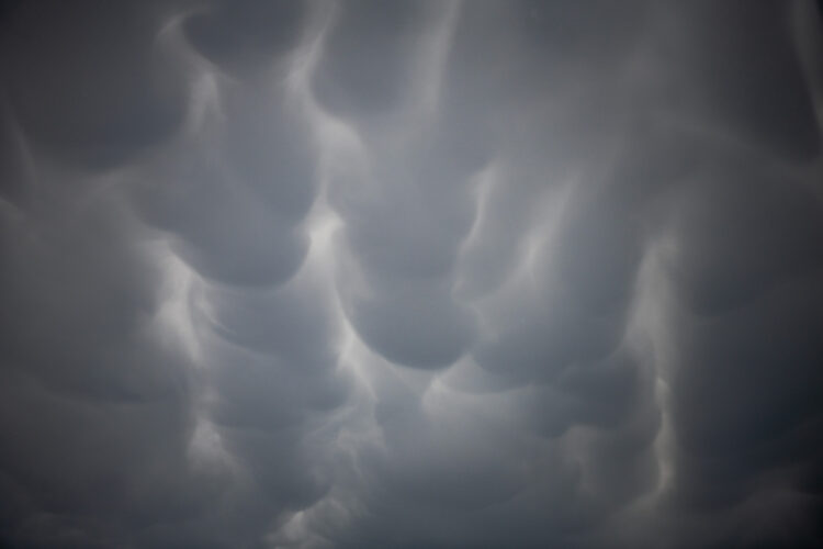 Mammatus oblaki nad Ljubljano