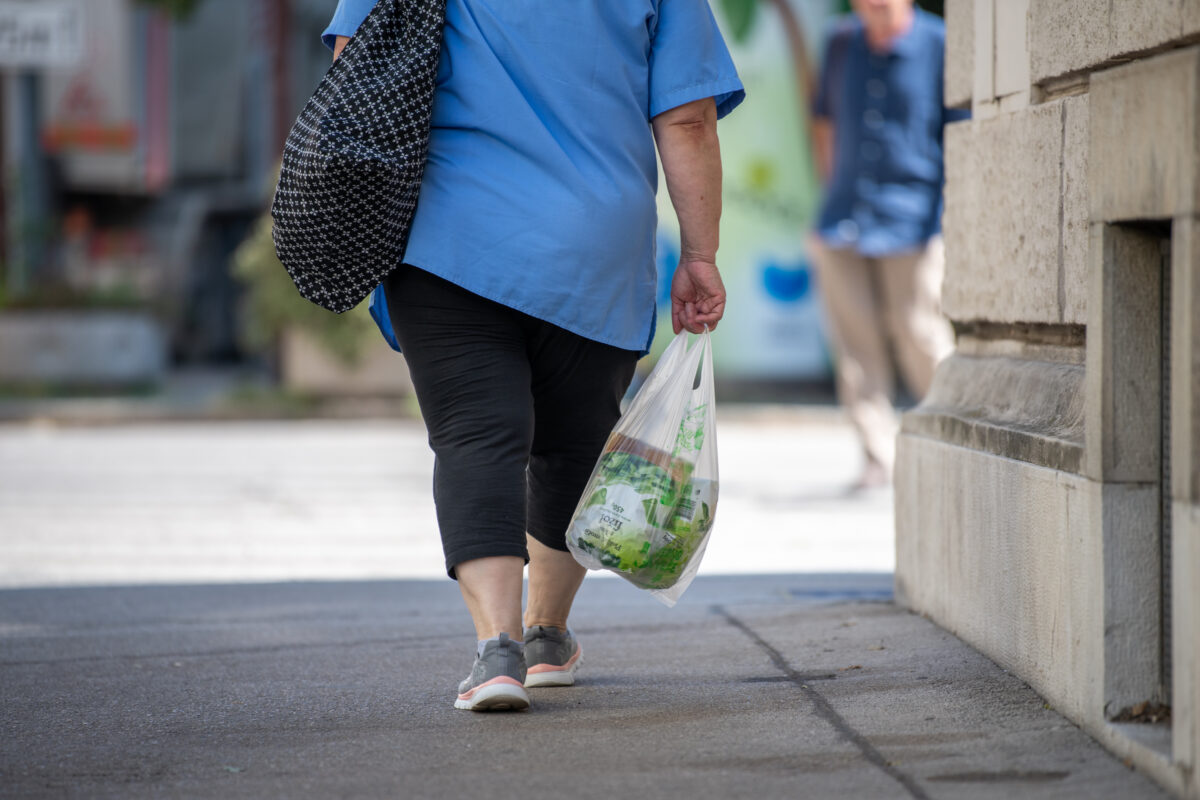 Na Eslovénia, a utilização de sacos de plástico está a aumentar