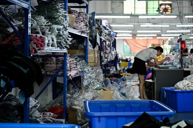 Tovarna oblačil Shein na Kitajskem
