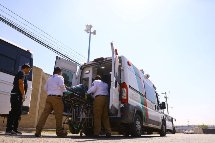 Zdravstvene ekipe na terenu v mestu Juárez