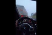 Gefährliches Fahren auf der Ringstraße von Ljubljana