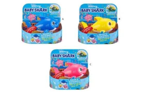 Odpoklic izdelka ZURU Baby shark ribica.