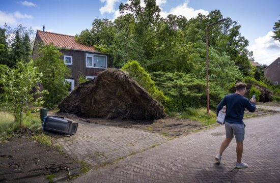 Nevihta Poly na Nizozemskem