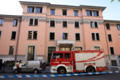 Požar v domu starejših v Milanu