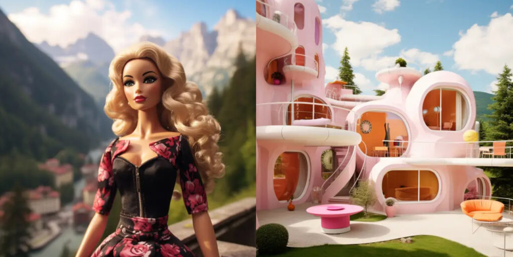 slovenska Barbie, umetna inteligenca, Midjounry, BuzzFeed