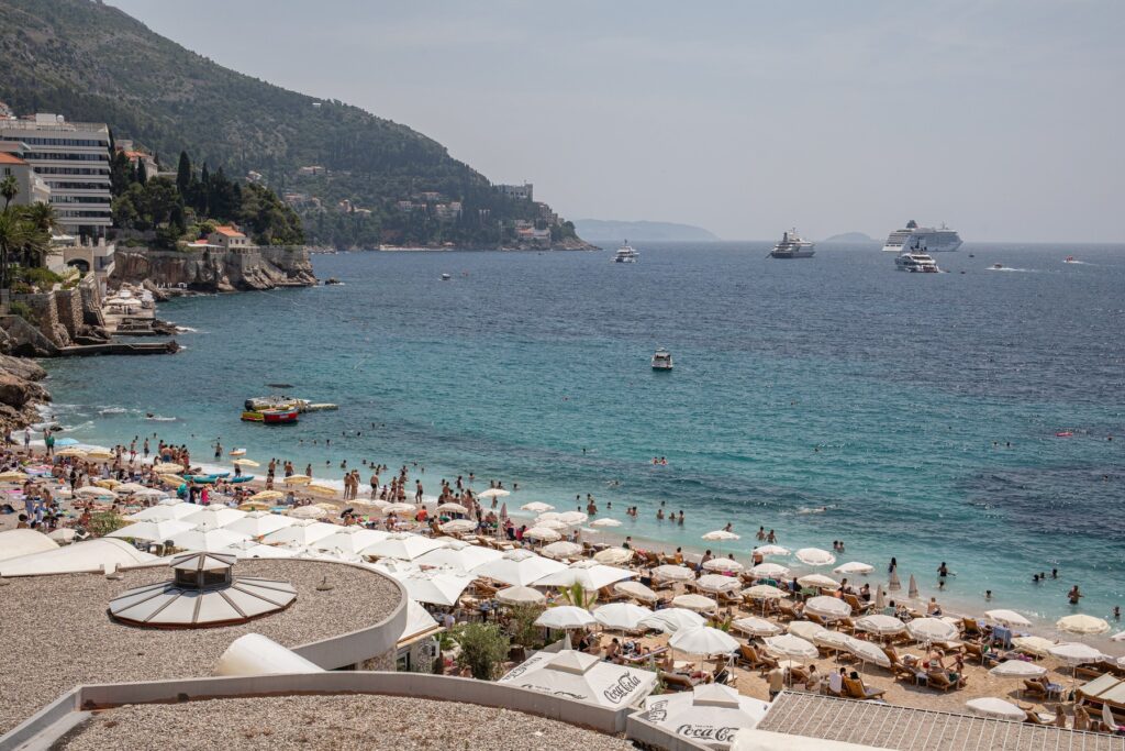 Plaža Banje Dubrovnik Hrvaška