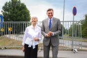 Borut Pahor in Jadranka Kosor ob 10. obletnici vstopa Hrvaške v EU