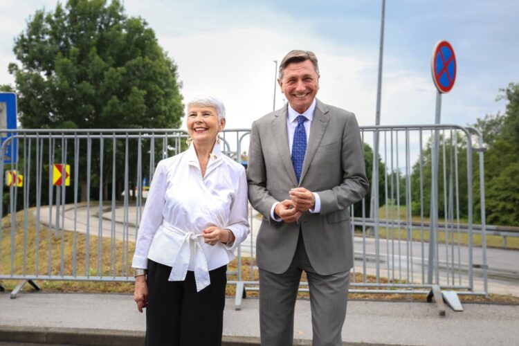 Borut Pahor in Jadranka Kosor ob 10. obletnici vstopa Hrvaške v EU