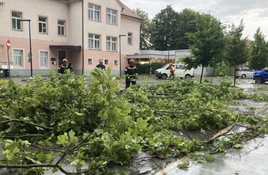 Posledice neurja v Šoštanju