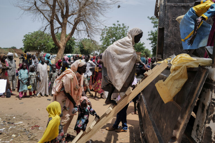Begunci iz Sudana, ki so zatočišče našli v Čadu.