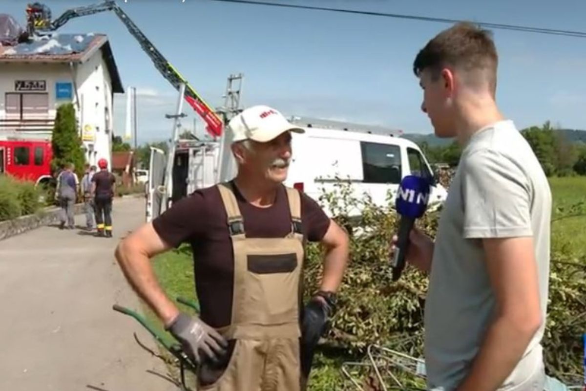 Domačin po besnenju tornada: Mislil sem, da bo naše hiše ‘zradiralo’