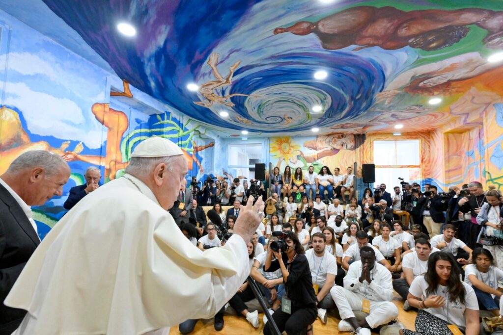 Papež na svetovnem srečanju mladih. 