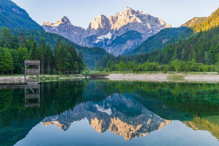 Jezero Jasna, Kranjska Gora, Triglavski narodni park, Alpe