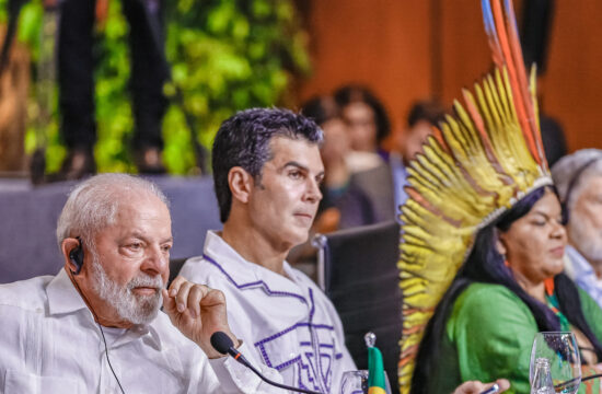 Brazilski predsednik Lula da Silva na srečanju Organizacije pogodbe o sodelovanju v Amazoniji.