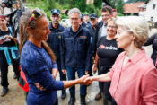 Tina Maze, Ursula von der Leyen, Črna na Koroškem, poplave 2023