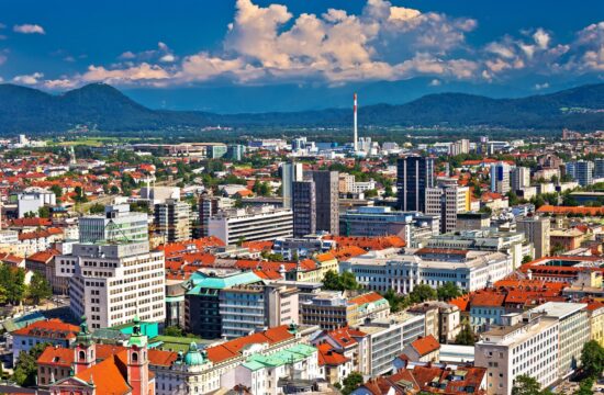 Ljubljana, pogled iz zraka