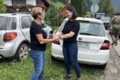 Ministrica Emilija Stojmenova Duh si je na Koroškem ogledala posledice poplav