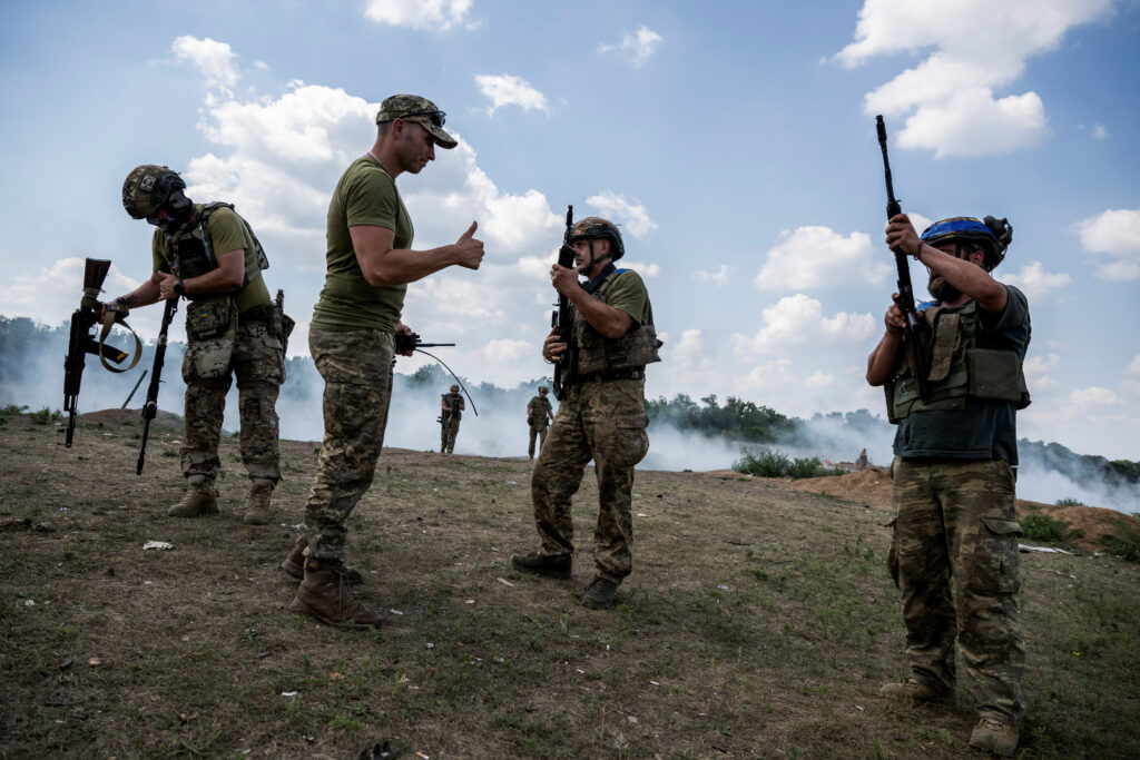 Ukrajinska vojska na vajah v regiji Dnipropetrovsk 