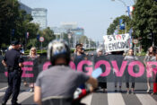 Protest proti nasilju nad ženskami v Zagrebu