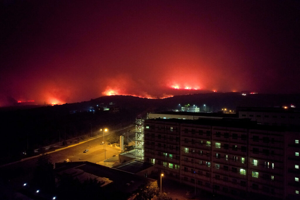 požar v Aleksandropolisu
