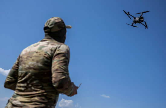 Nov napad z dronom na ruski vojaški cilj