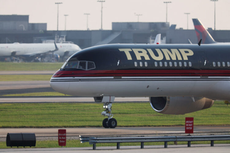 Zasebno letalo Donalda Trumpa