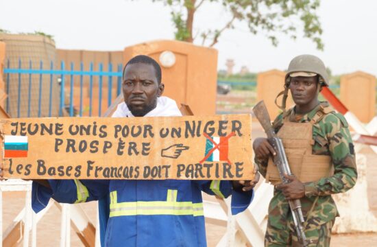 Protesti v podporo vojaški hunti v Nigru