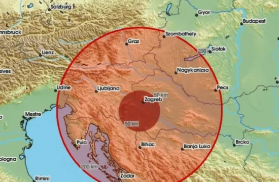 Potres v bližini Karlovca