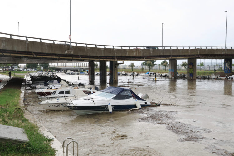 Poplavljen Koper 28. avgusta 2023
