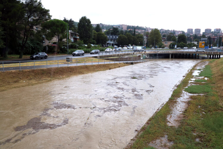 Poplavljen Koper 28. avgusta 2023