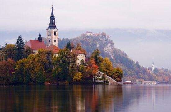 Bled, Blejsko jezero, jeseni