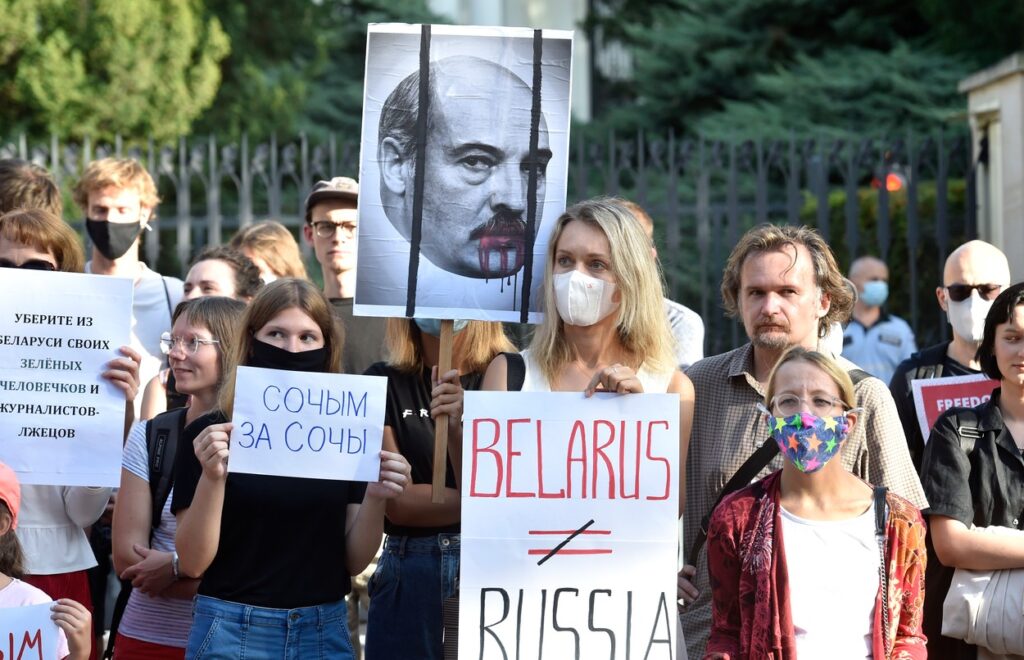 Beloruski protestniki. 