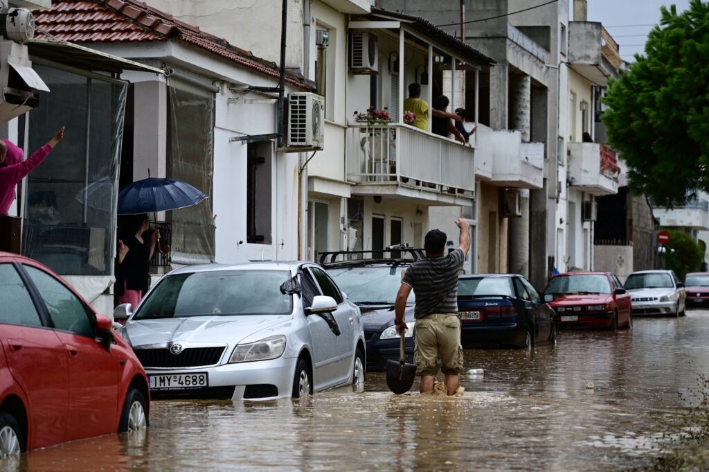 Poplave v grškem kraju Volos