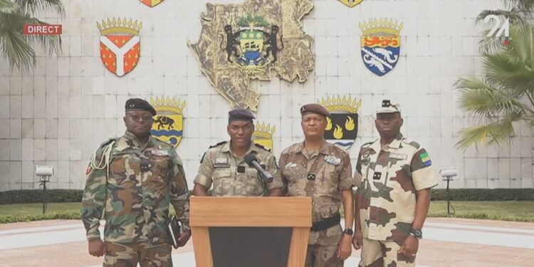 Vojaška hunta v Gabonu