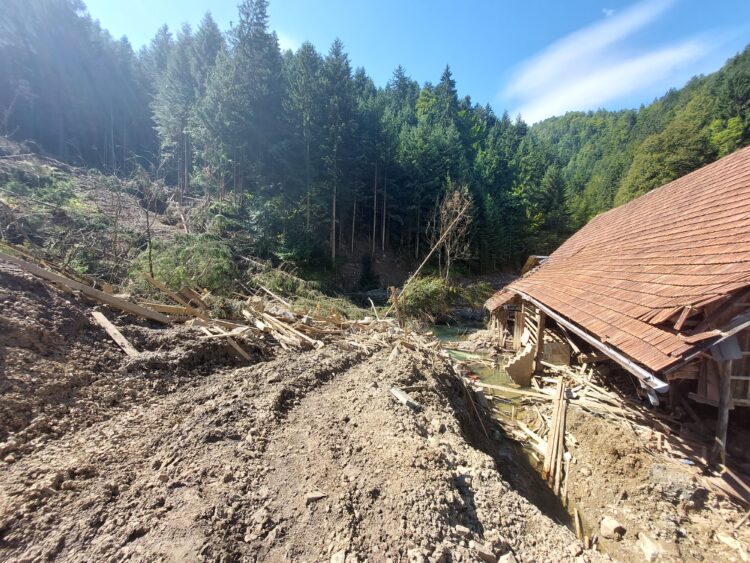 Trbiž, poplave, plaz, Ljubno