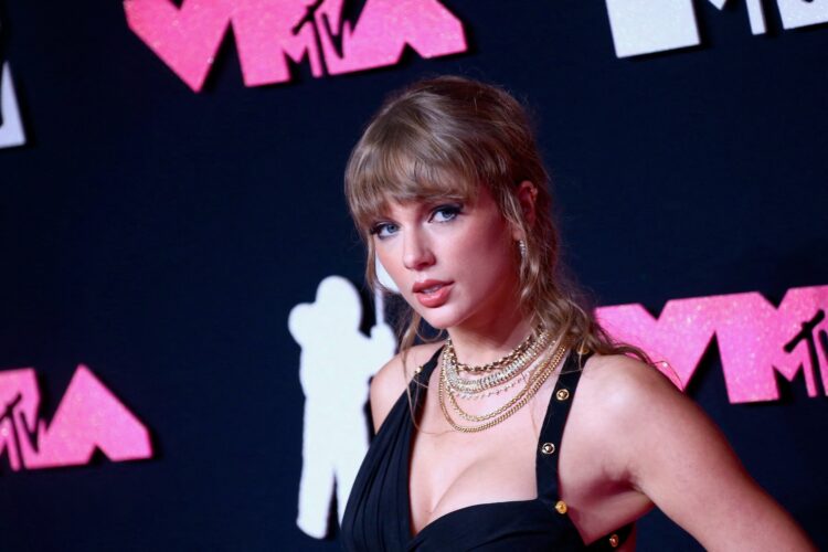 Taylor Swift na letošnji podelitvi glasbenih video nagrad MTV.